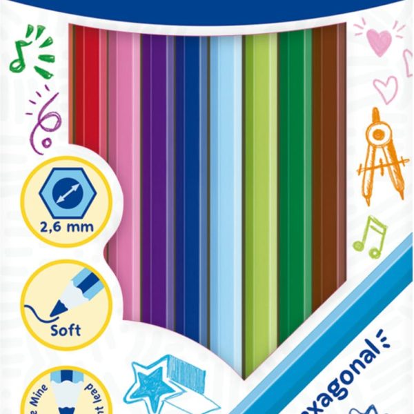 PELIKAN Buntstifte sechseckig 724005 12 Farben