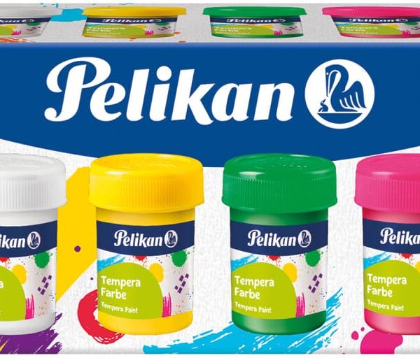 PELIKAN Temperafarbe Grundfarben 25ml 804882 6 Farben ass.