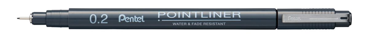PENTEL Fineliner Pigment 0.2 mm S20P-2A POINTLINER, schwarz – Hochwertig & günstig bei ShopDeca