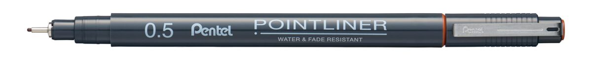 PENTEL Fineliner Pigment 0.5 mm S20P-5SG POINTLINER, sanguine – Hochwertig & günstig bei ShopDeca