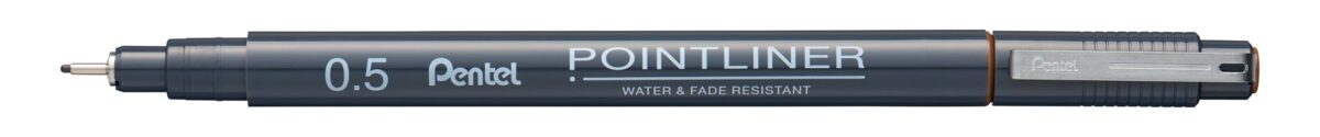 PENTEL Fineliner Pigment 0.5 mm S20P-5SP POINTLINER, sepia – Hochwertig & günstig bei ShopDeca