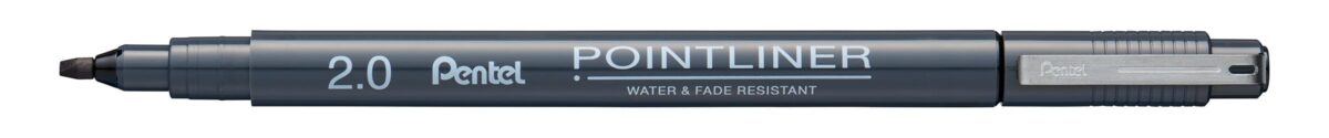 PENTEL Fineliner Pigment Call. 2.0 mm S20P-C2A POINTLINER, schwarz – Hochwertig & günstig bei ShopDeca