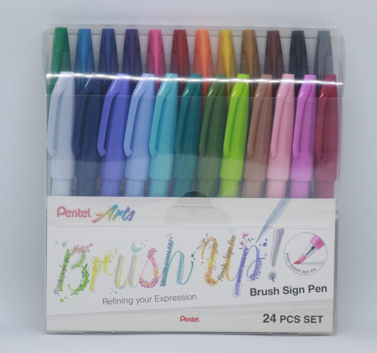 PENTEL Brush Sign Pen SES15C-24ST1 24 Farben, Etui – Hochwertig & günstig bei ShopDeca