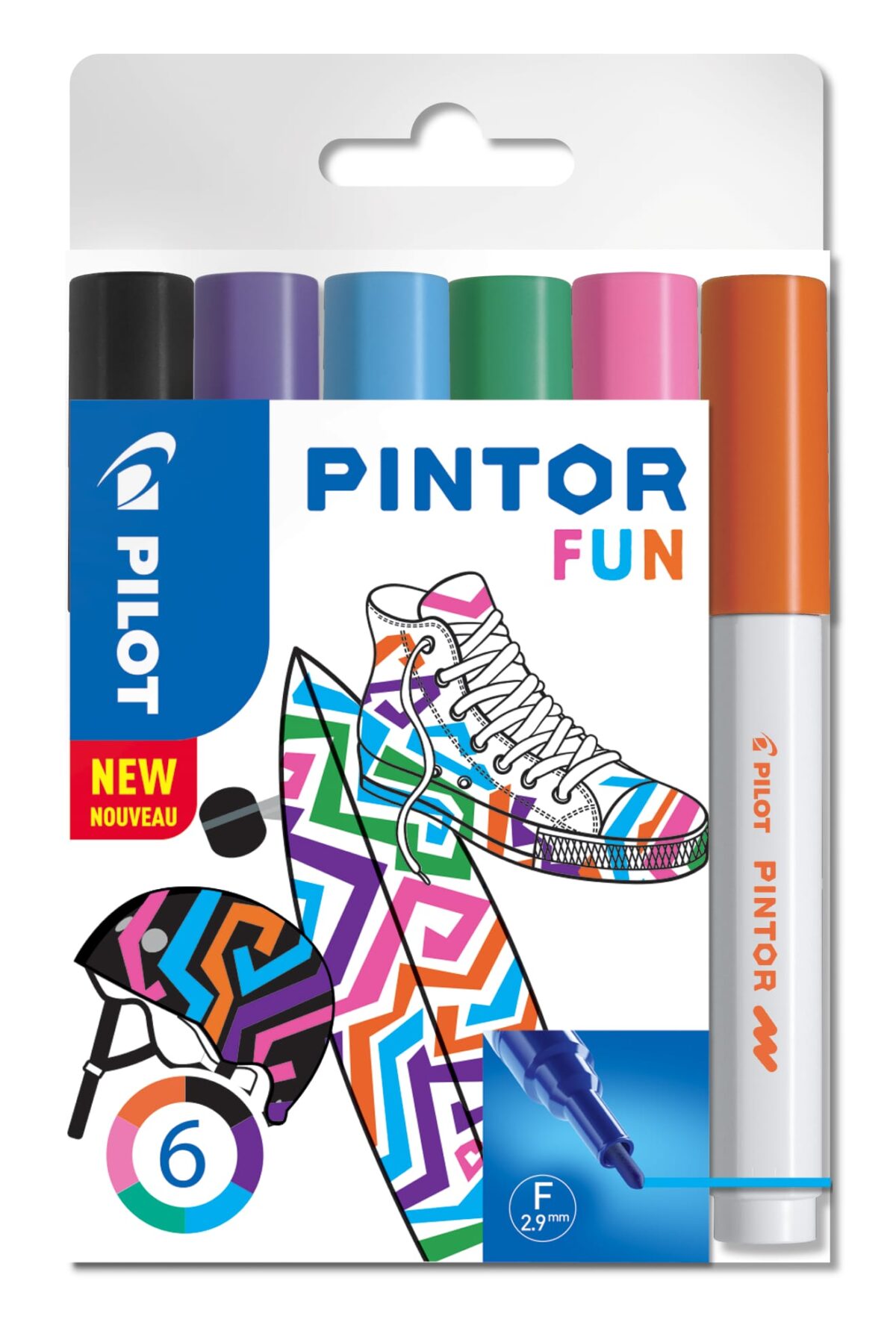 PILOT Marker Pintor Set Fun F S6/0517429 6 Stifte – Hochwertig & günstig bei ShopDeca