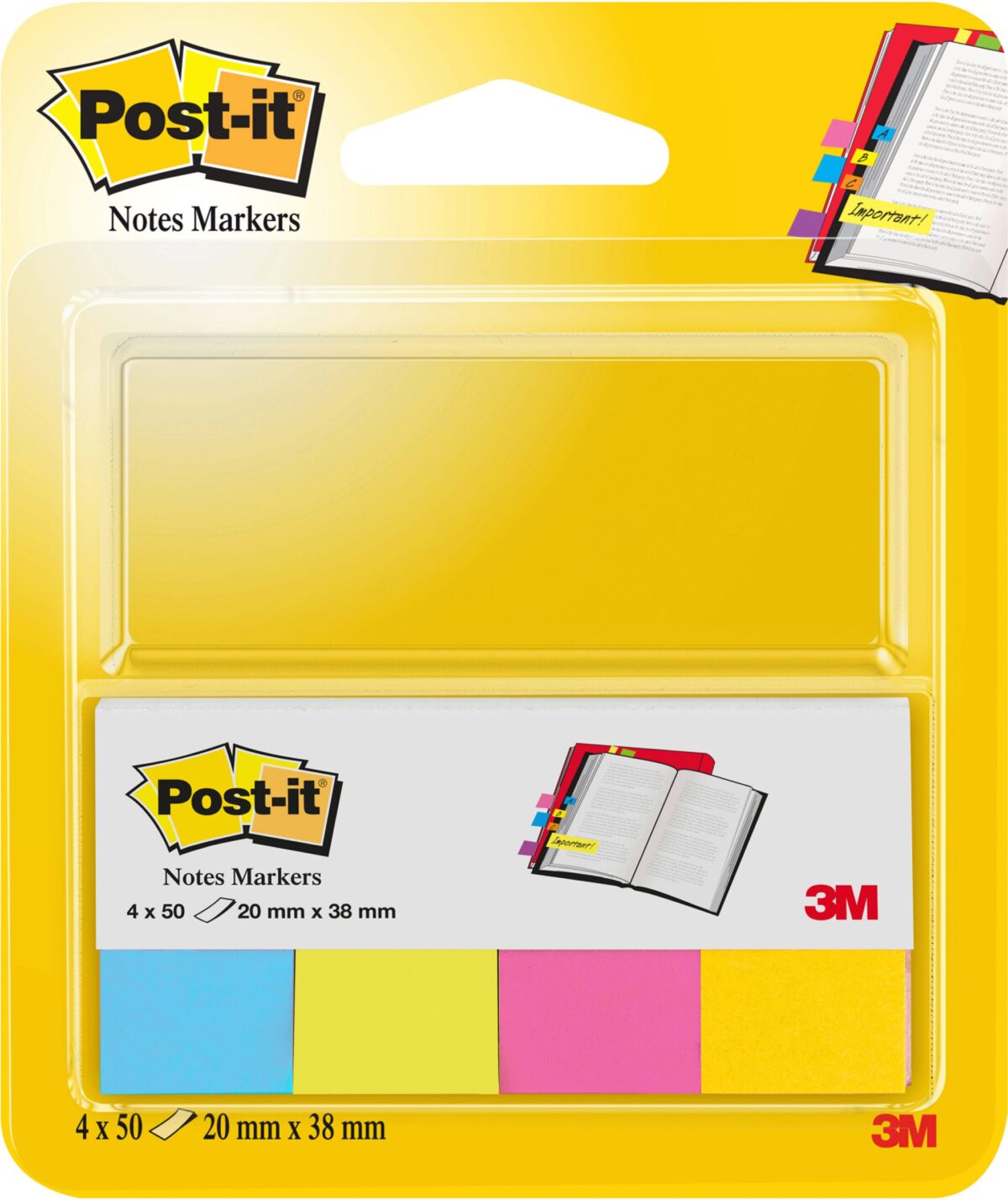 POST-IT Page Marker 20x38mm 670-4B Ultrafarben 4x50 Streifen – Hochwertig & günstig bei ShopDeca