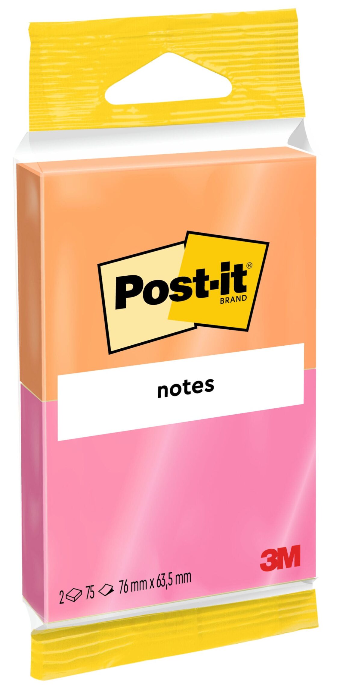 POST-IT Notes 76x63,5mm 6720-PO pink/orange 2x75 Blatt – Hochwertig & günstig bei ShopDeca