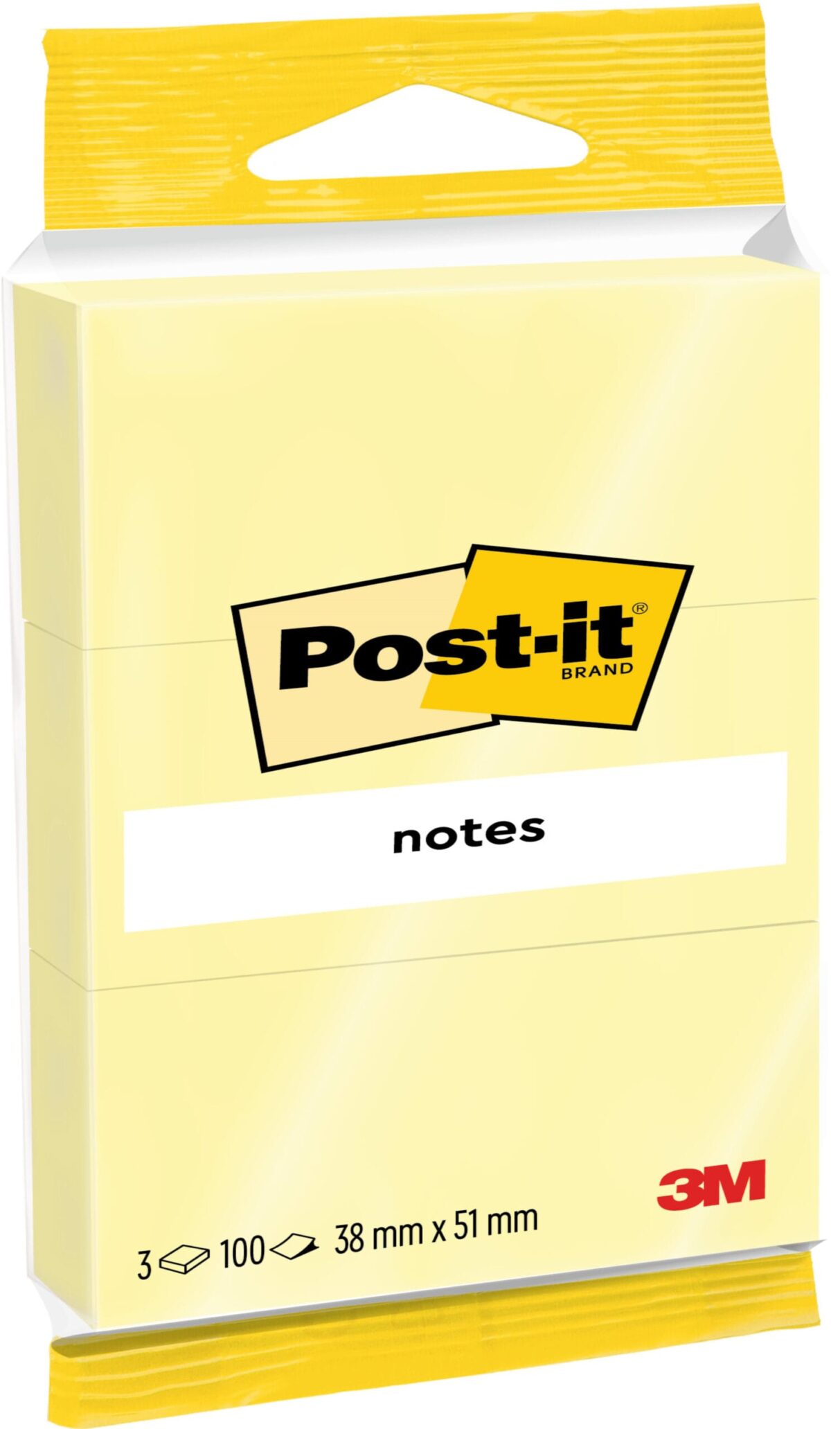 POST-IT Notes 38×51mm 6810 gelb 3x100 Blatt – Hochwertig & günstig bei ShopDeca