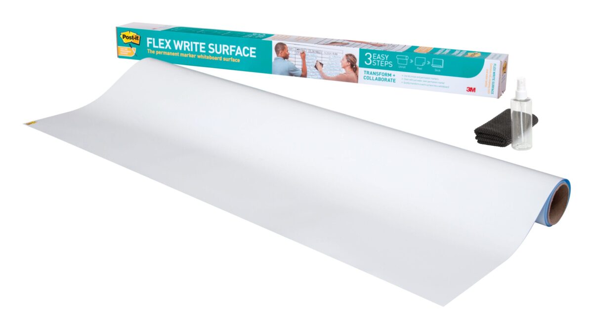 POST-IT Flex Write Surface Folie FWS4X3 weiss 90x120cm – Hochwertig & günstig bei ShopDeca