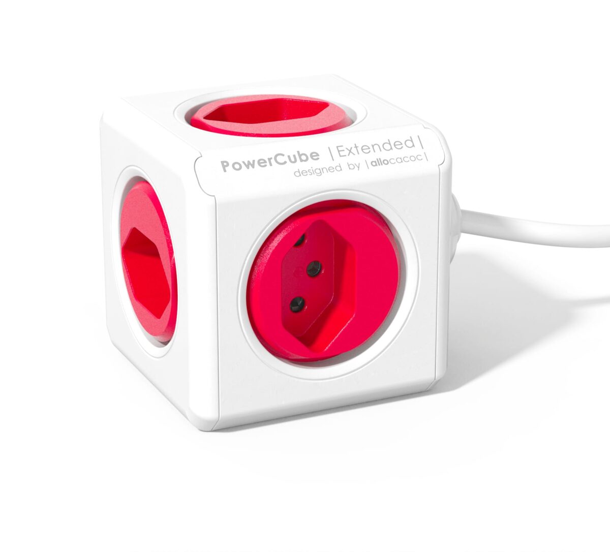 POWERCUBE Socket extend red 66.7790RD 5xT.13,1.5m cable – Hochwertig & günstig bei ShopDeca
