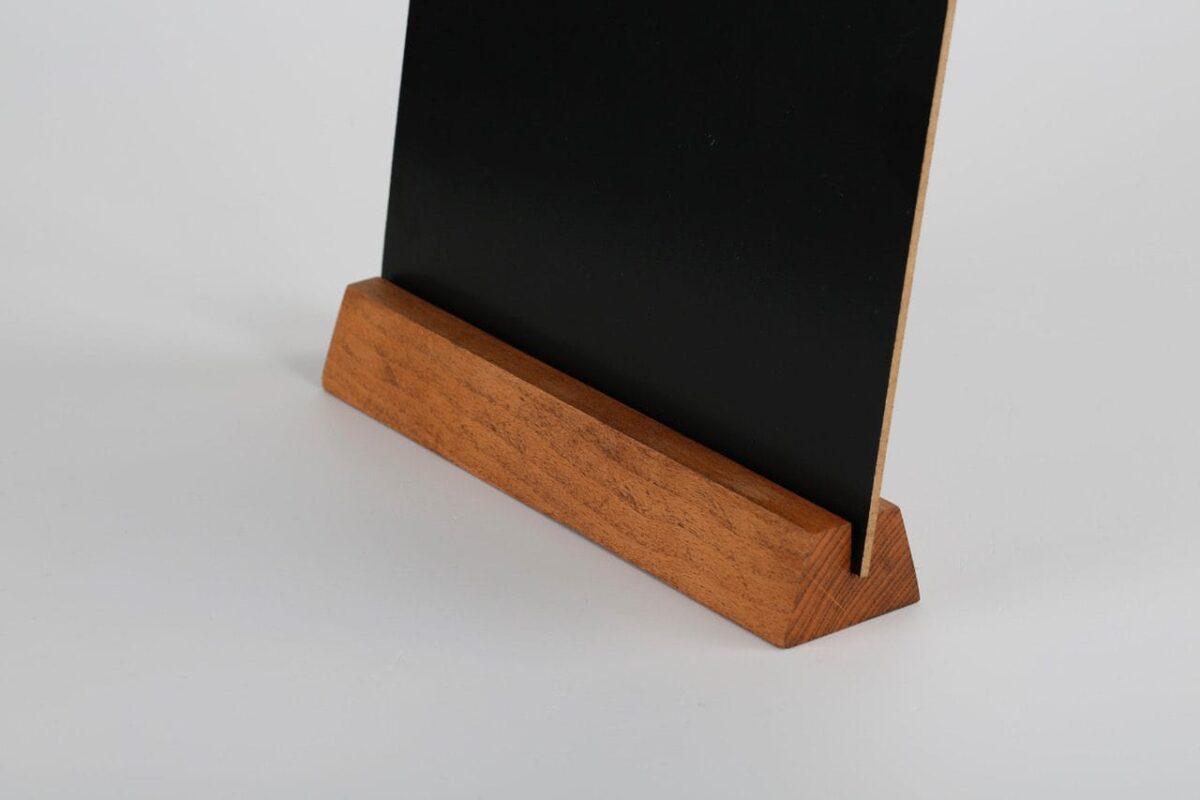 Tischaufsteller Kreidetafel Pyramid gebeizt – Hochwertig & günstig bei ShopDeca