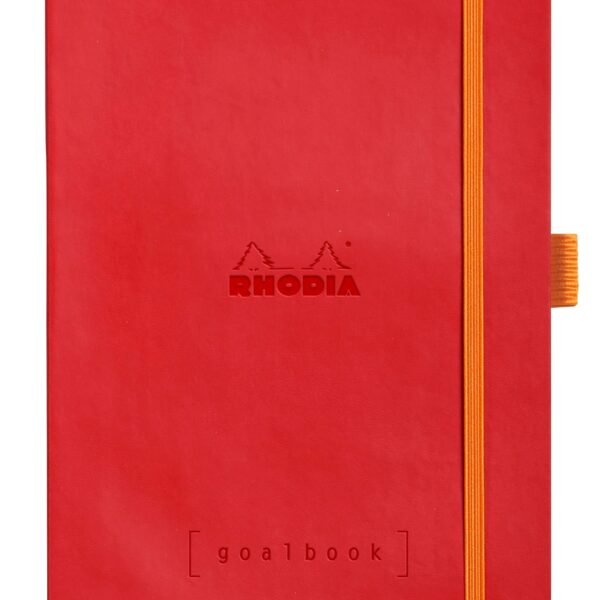 RHODIA Goalbook Notizbuch A5 117582C Softcover mohnrot 240 S.