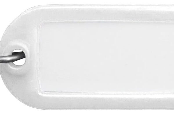 RIEFFEL SWITZERLAND Schlüssel-Anhänger 8034 FS TRANS. transparent 100 Stück