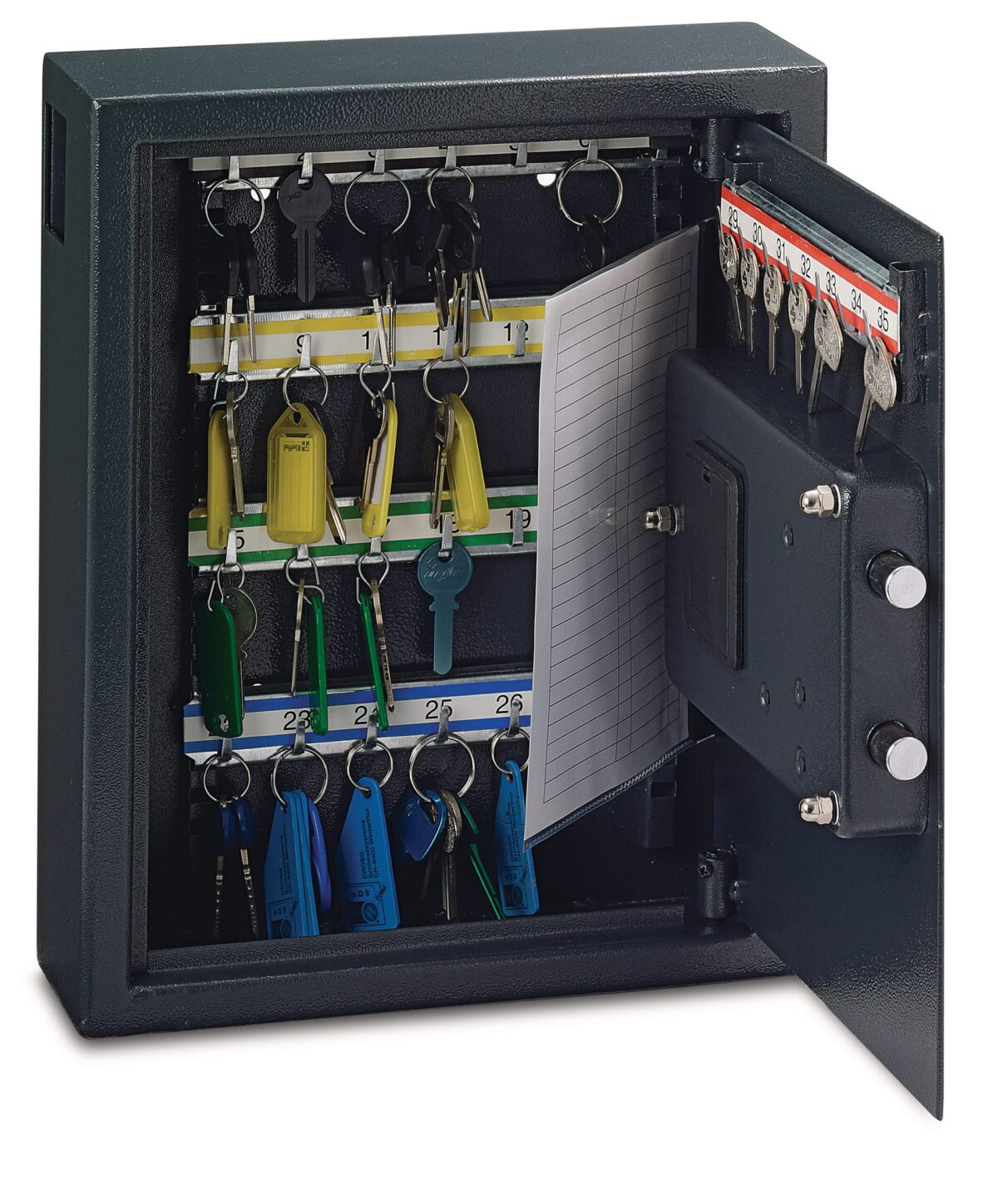 RIEFFEL SWITZERLAND Schlüsselkasten VT-SE grau VT-ST 35 SE 36,5x30x10cm 35 Haken – Hochwertig & günstig bei ShopDeca