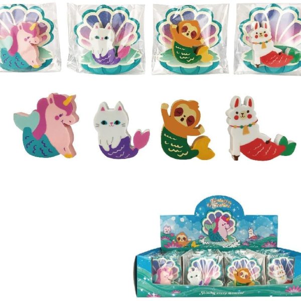 ROOST Animal Eraser 4523 4 Motive assort.