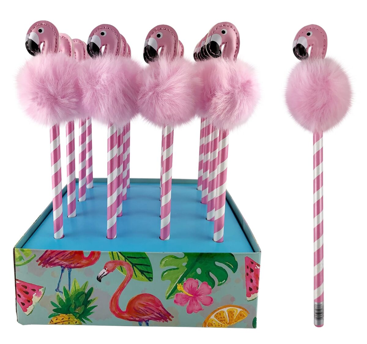 ROOST Bleistift Flamingo Pom Pom HPTS-073 – Hochwertig & günstig bei ShopDeca