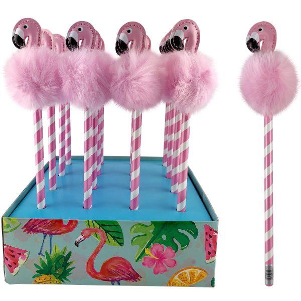 ROOST Bleistift Flamingo Pom Pom HPTS-073