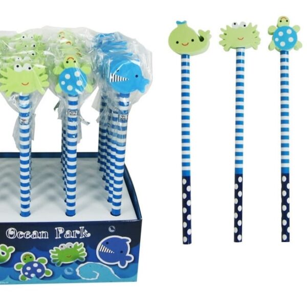 ROOST Bleistfit Meerestier REA-990-REA Radiergummi, 4 ass.