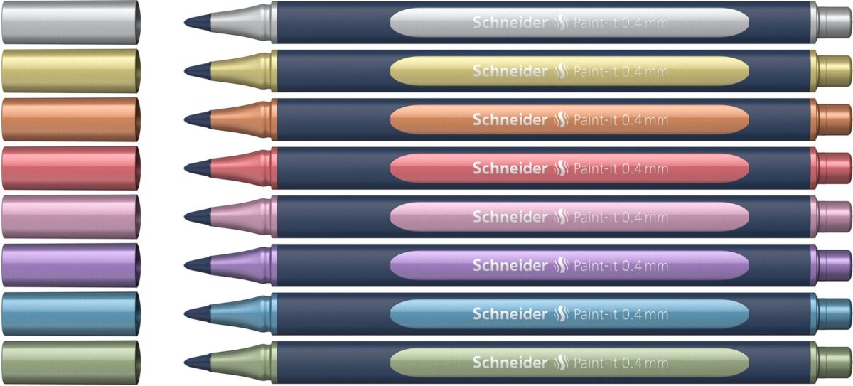 SCHNEIDER Rollerball Paint-it ML05011502 Etui 8 Stück – Hochwertig & günstig bei ShopDeca