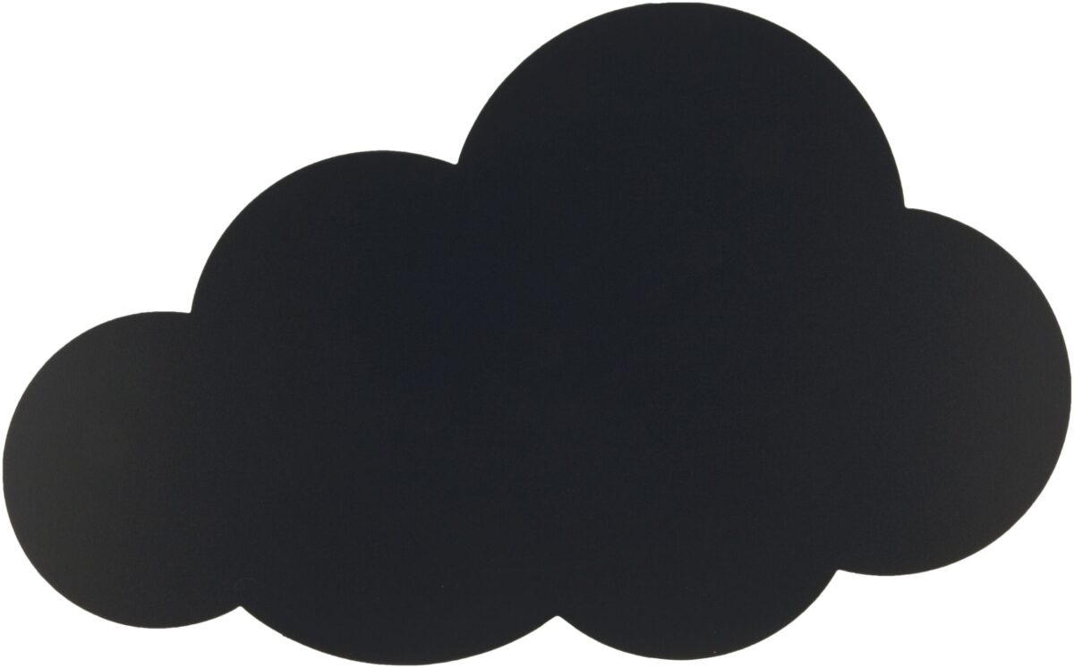 SECURIT Kreidetafel CLOUD FB-CLOUD schwarz 49x30x0.3cm – Hochwertig & günstig bei ShopDeca