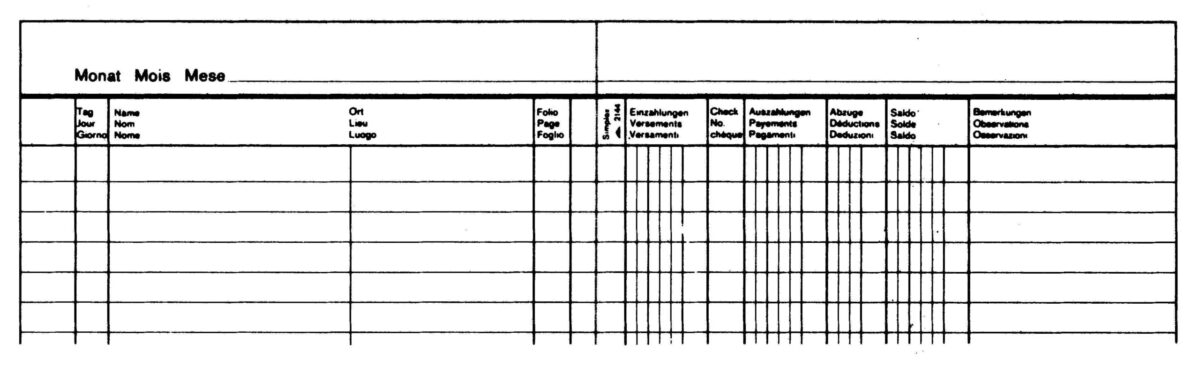 SIMPLEX Postcheckbuch D/F/I A5 18001 assortiert 32 Blatt – Hochwertig & günstig bei ShopDeca