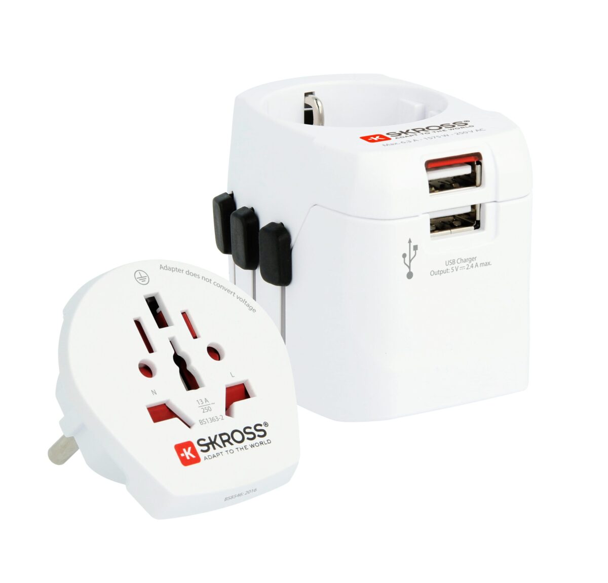 SKROSS World Travel Adapter 1.302470 PRO Light USB 2xA World – Hochwertig & günstig bei ShopDeca