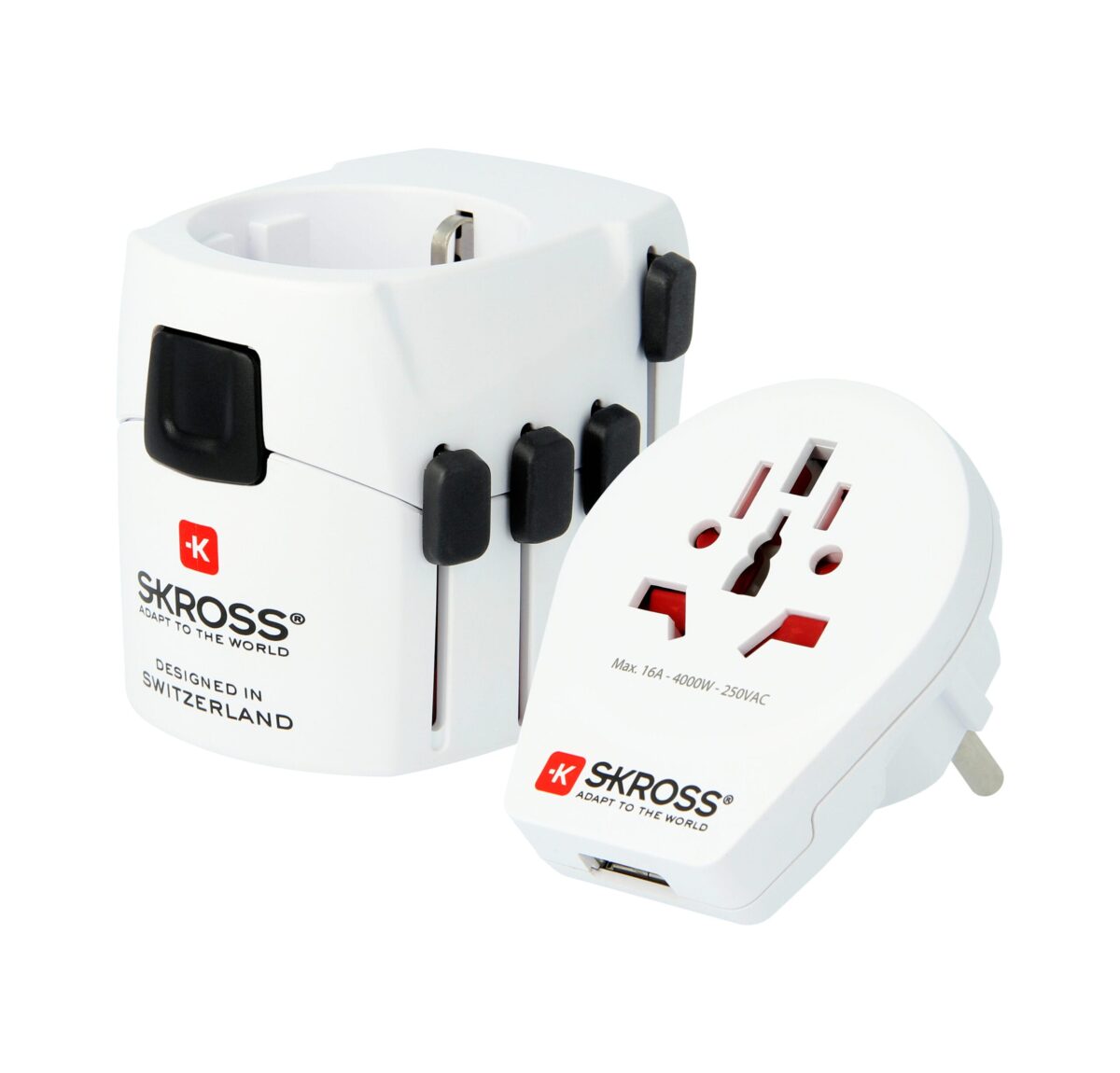 SKROSS World Travel Adapter 1.302539 PRO-World & USB (7A) – Hochwertig & günstig bei ShopDeca