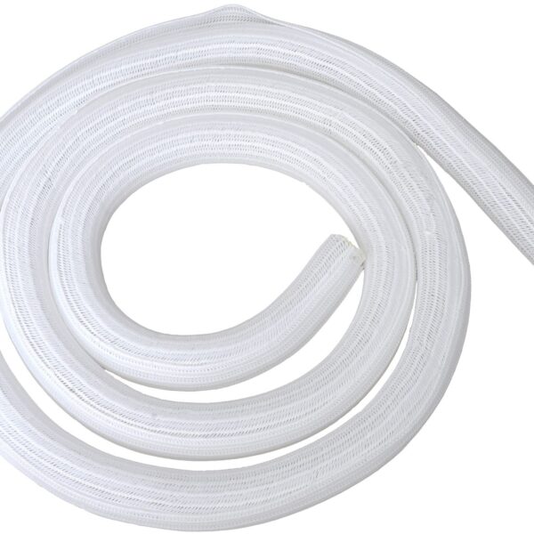 SKROSS Selbsteinrollender 87.925.1WS Gewebeschlauch, weiss