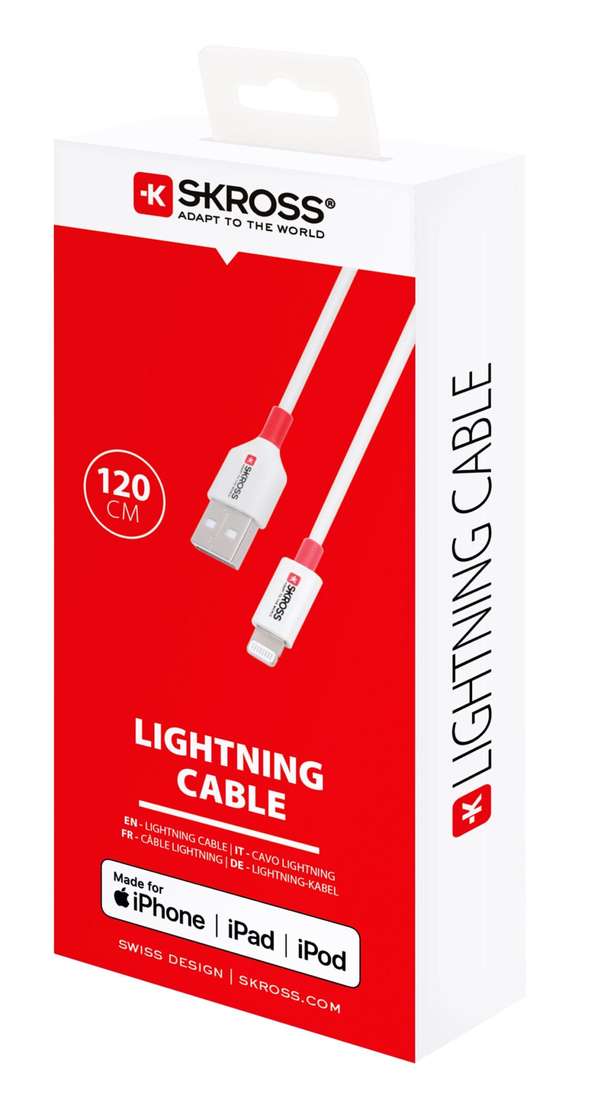 SKROSS USB to Lightning Cable SKCA0005A-MFI200CN 2m wht – Hochwertig & günstig bei ShopDeca