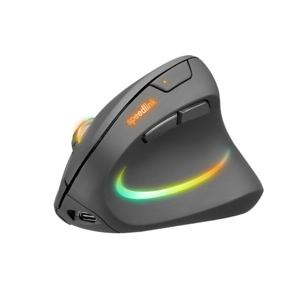 SPEEDLINK PIAVO PRO Illum. Ergo Mouse SL-630026-BK Wireless,Rechargeable,Black
