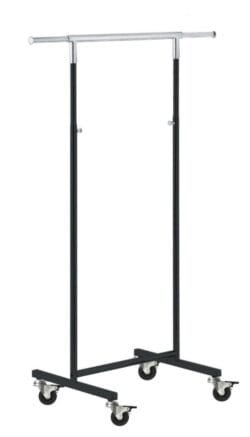 Kleiderständer Rollständer "mini" L60cm, schwarz