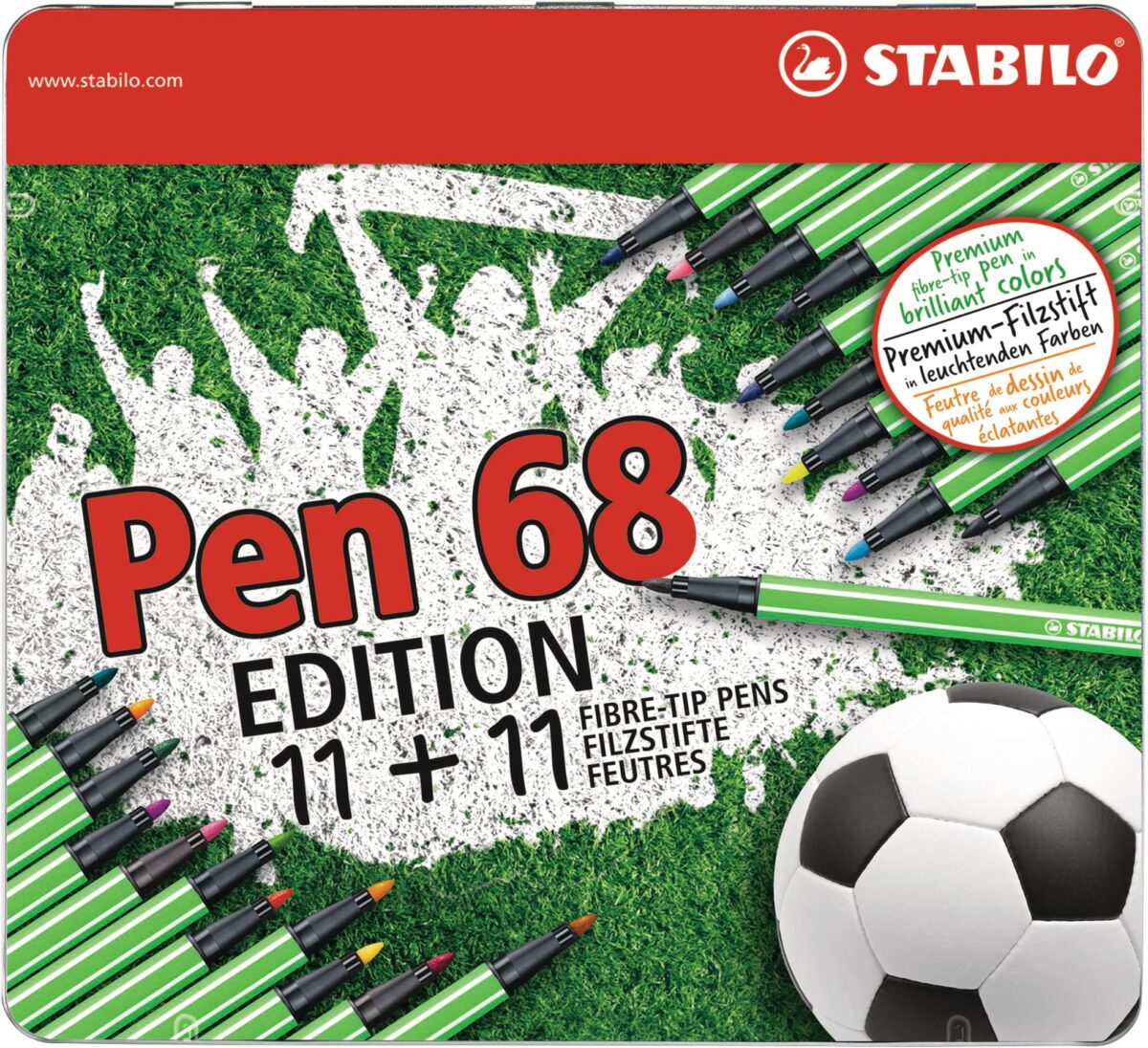STABILO Fasermaler Pen 68 1mm 68/02-022-31 Green Edition 22 Stück – Hochwertig & günstig bei ShopDeca