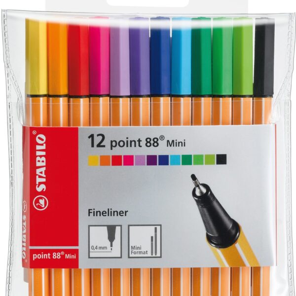 STABILO Point 88 Mini 0,4mm 688/12-1 12er Etui