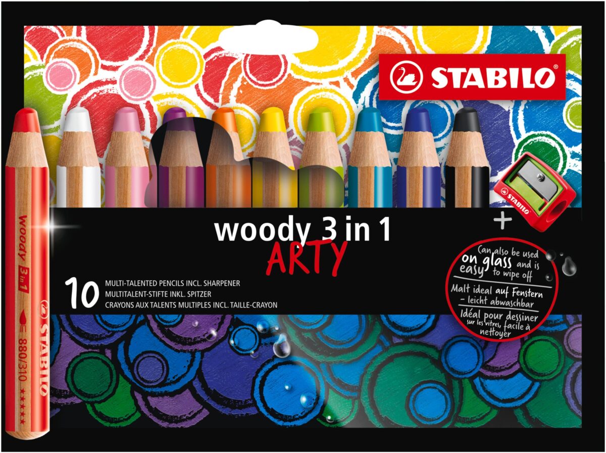 STABILO Farbstifte woody 3in1 880/10-1-20 ARTY 10 Stück – Hochwertig & günstig bei ShopDeca