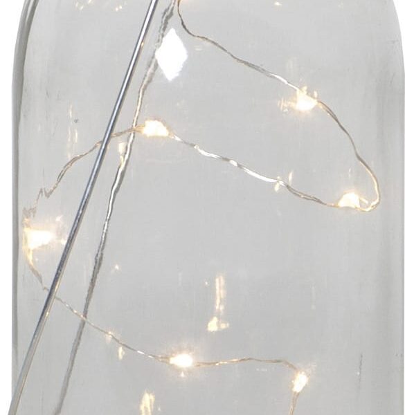 STAR TRADING Solar LED-Leuchte Jamjar 18cm 12.479-16 transparent