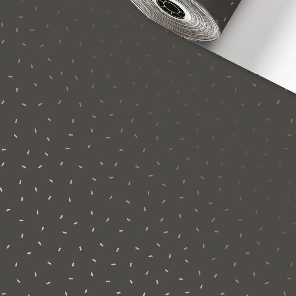 STEWO Geschenkpapier Care 2522600867 grau dunkel 0.5x100 m