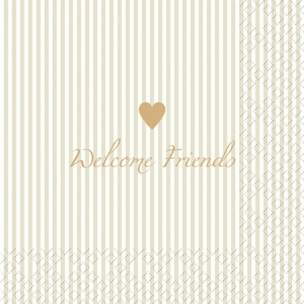 STEWO Serviette Hailey 2572540866 grau hell 33x33cm