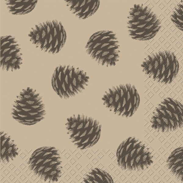 STEWO Serviette Ela 33x33cm 2572565499 beige 20 Stück