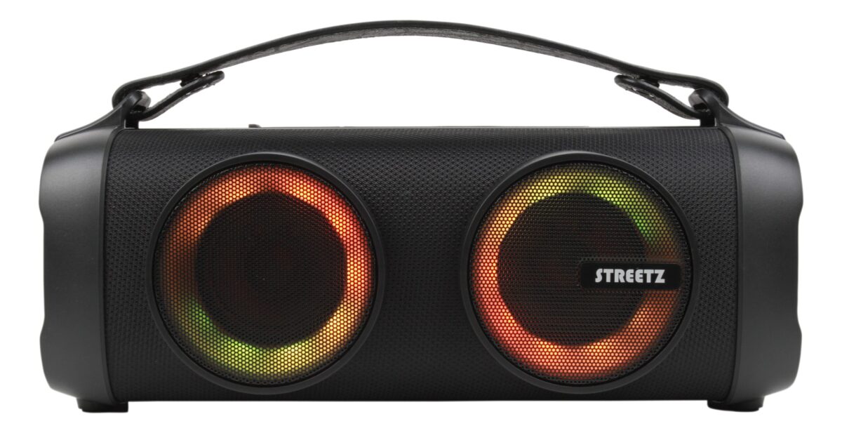 STREETZ BT Boombox 2x4 W CMB-100 Black,AUX,USB flash,LED – Hochwertig & günstig bei ShopDeca