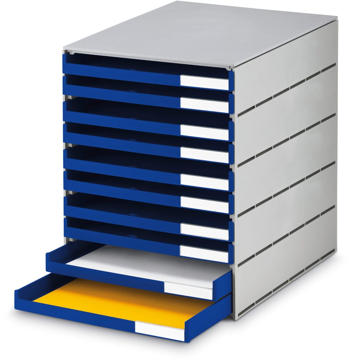 STYRO Systembox styroval pro 14-8002.38 grau/blau 10 Schubladen – Hochwertig & günstig bei ShopDeca