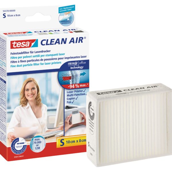 TESA Feinstaubfilter Clean 503780000 Air S, 10x8cm