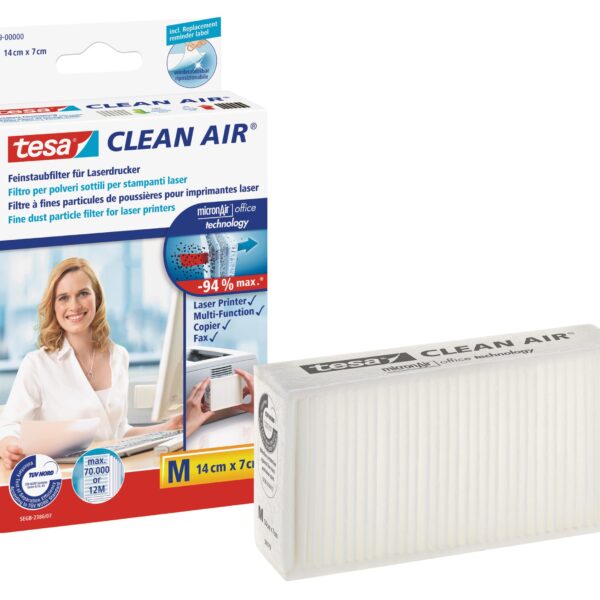 TESA Feinstaubfilter Clean 503790000 Air M, 14x7cm