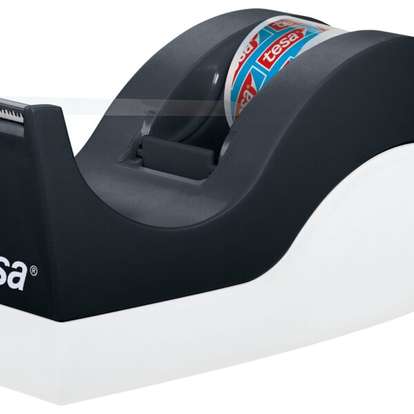 TESA Tischabroller Orca 10mx19mm 53914-00000 schwarz/weiss inkl. 1 Rolle
