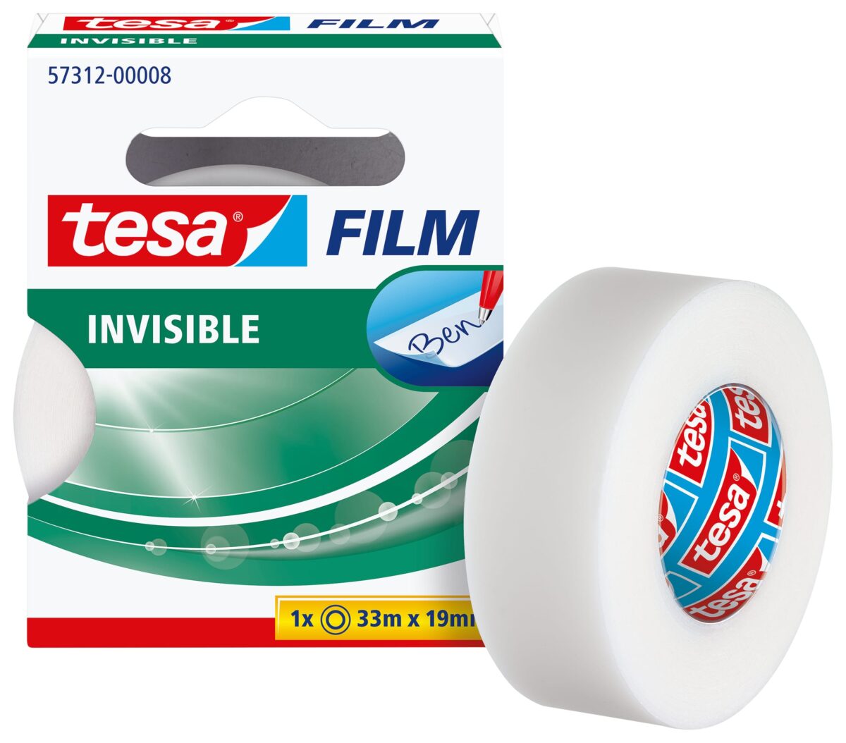 TESA Tesafilm 33mx19mm 57312-00008 invisible 1 Rolle – Hochwertig & günstig bei ShopDeca
