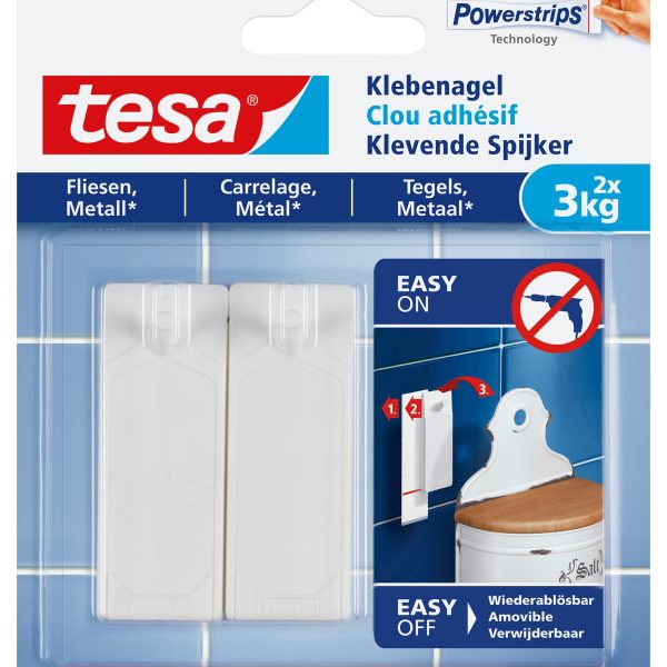 TESA Klebenagel 2x3 kg 777630000 Fliesen & Metall