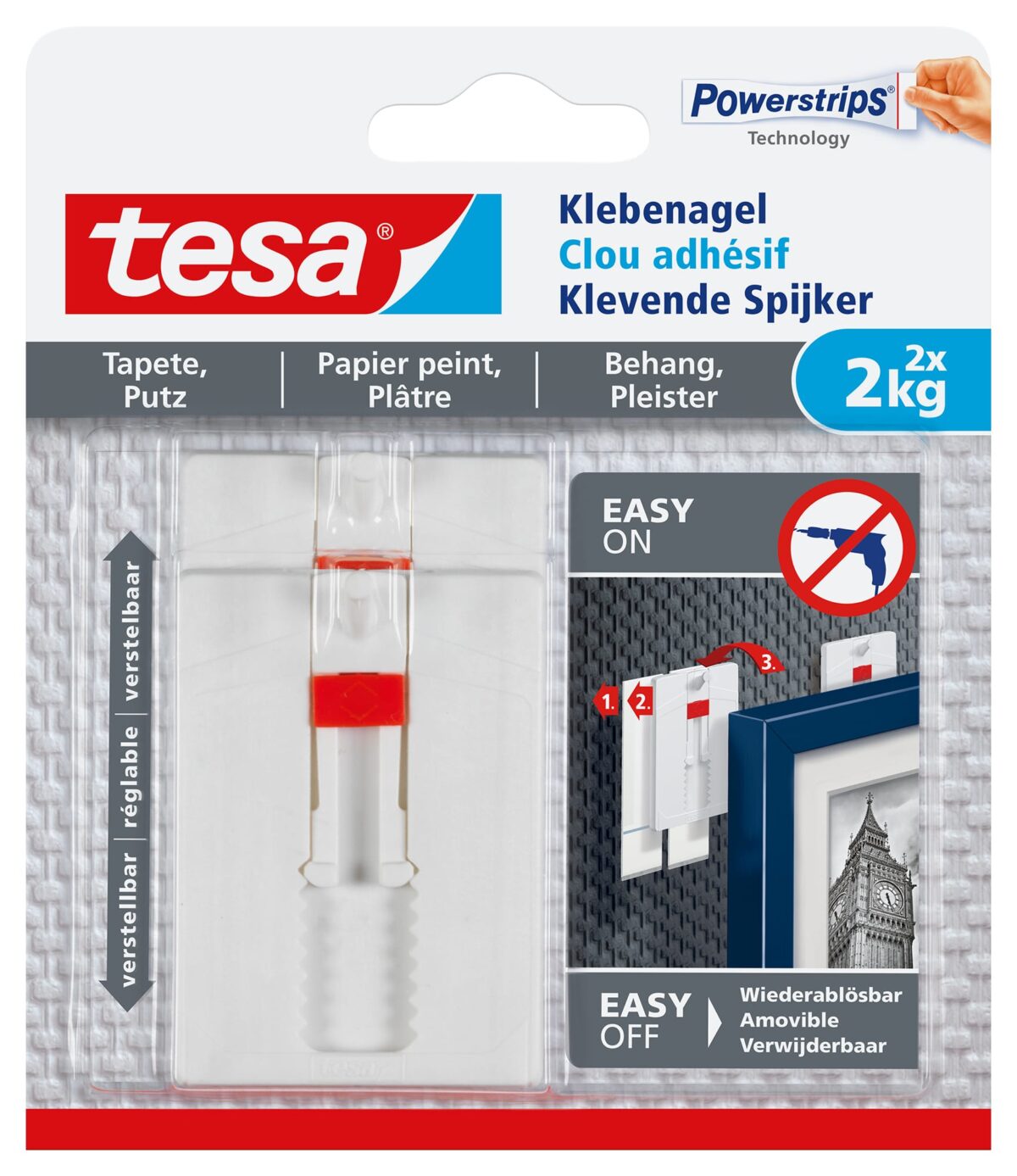 TESA Verst. Klebenagel 2x2kg 777770000 Tapete & Putz – Hochwertig & günstig bei ShopDeca