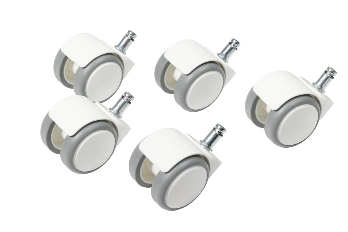 TOPSTAR Hartbodenrollen 6991W weiss 5 Stück – Hochwertig & günstig bei ShopDeca