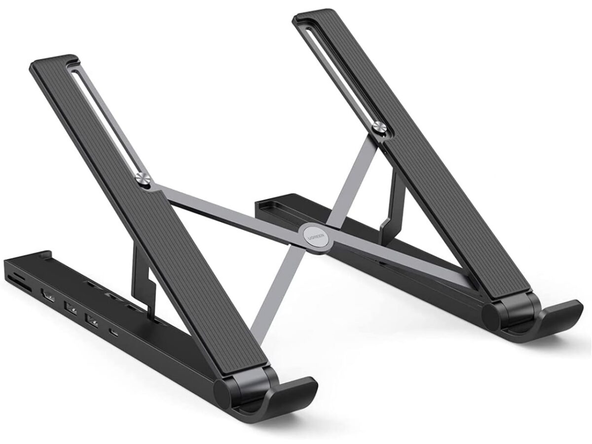 UGREEN Dock.Station Noteb. Stand (BB) 80551 HDMI,2xUSB-A,USB-C,SD TF,Bl. – Hochwertig & günstig bei ShopDeca