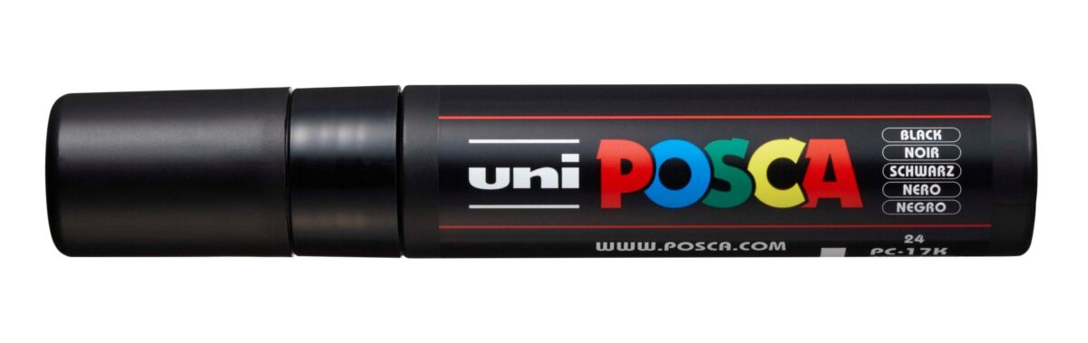 UNI-BALL Posca Marker 15mm PC-17K BLACK schwarz – Hochwertig & günstig bei ShopDeca