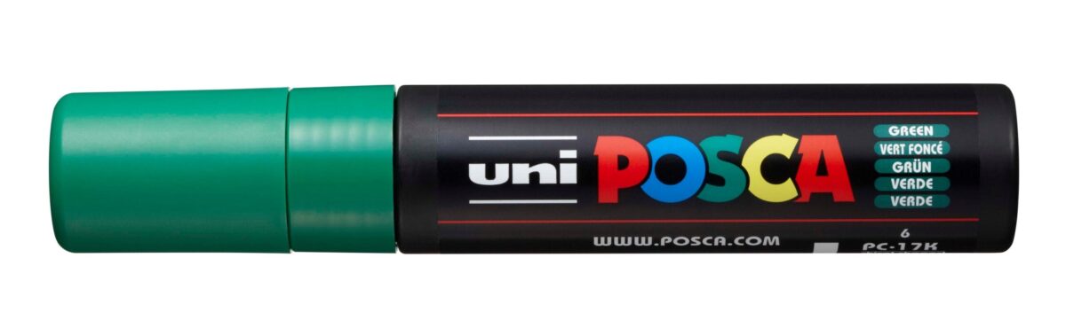 UNI-BALL Posca Marker 15mm PC-17K GREEN grün – Hochwertig & günstig bei ShopDeca