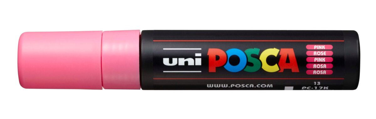 UNI-BALL Posca Marker 15mm PC-17K PINK rosa – Hochwertig & günstig bei ShopDeca